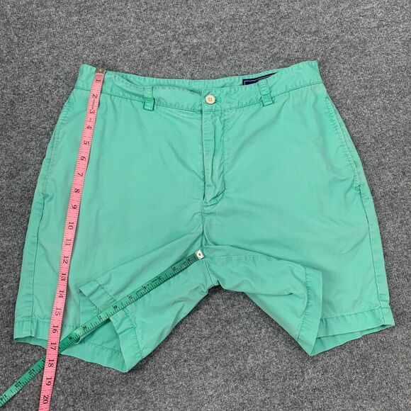 Vineyard Vines Shorts Mens 32 Aruba Blue Club Cotton Twill Flat Front Prep Chino - Picture 7 of 14